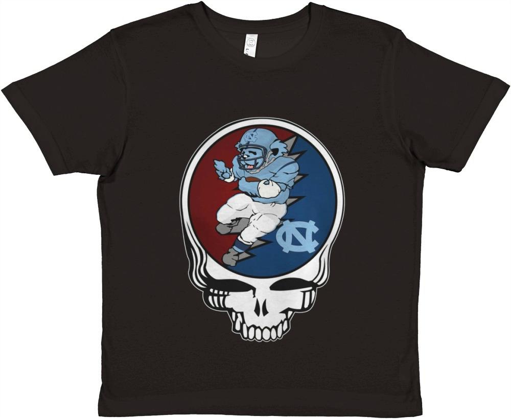 GratefulDead Tshirt North Carolina Tar Heels Premium Kids Crewneck T-shirt