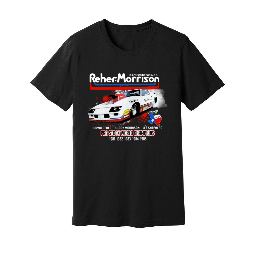 Racing engines Reher Morrison David Reher Buddy Morrison Lee Shepherd shirt Unisex Jersey Tee