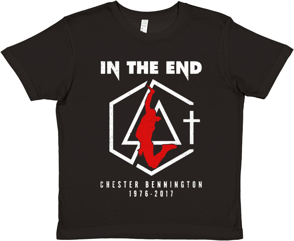 RIP Chester Bennington Premium Kids Crewneck T-shirt