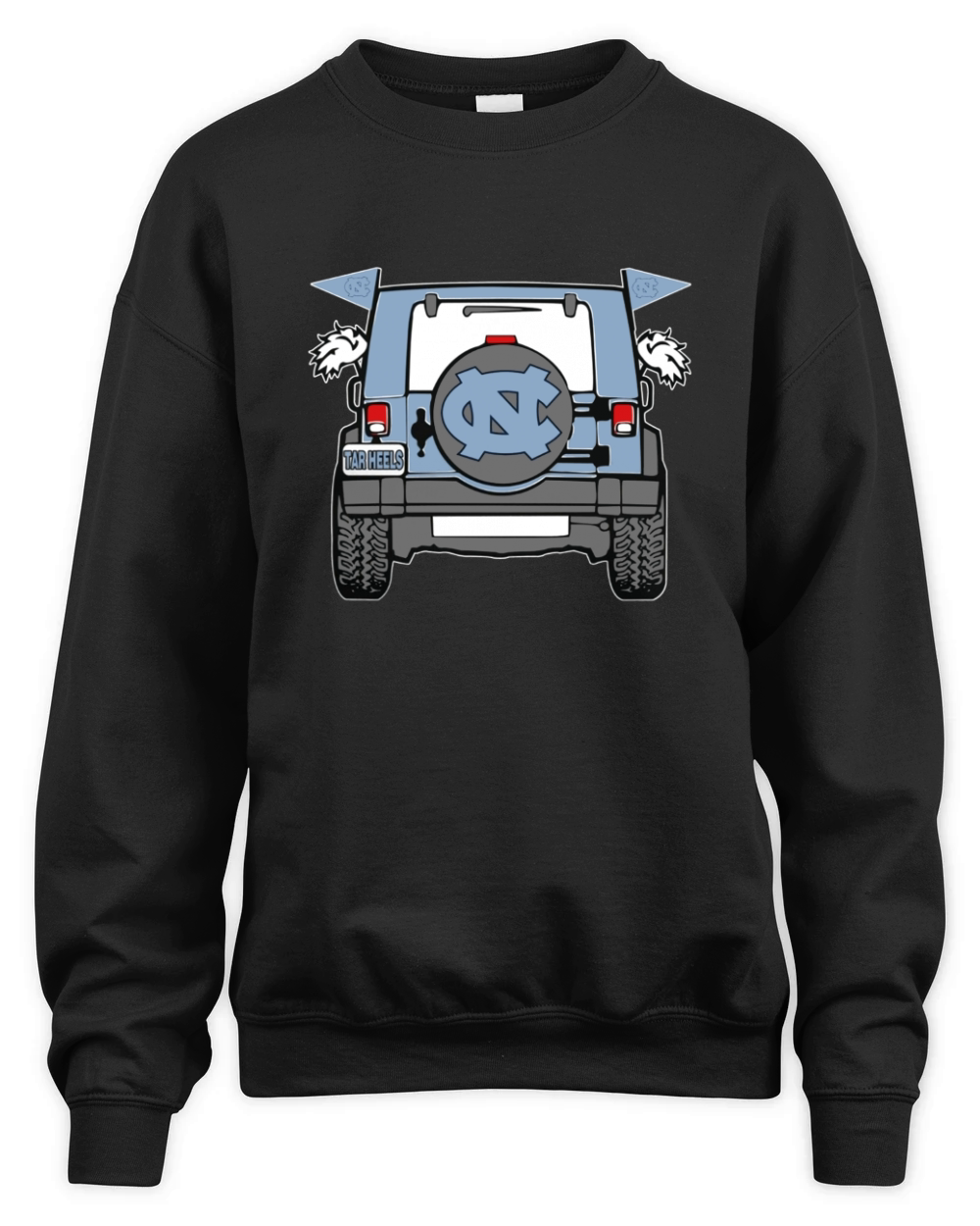 Jeep Sport North Carolina Tar Heels Unisex Premium Crewneck Sweatshirt