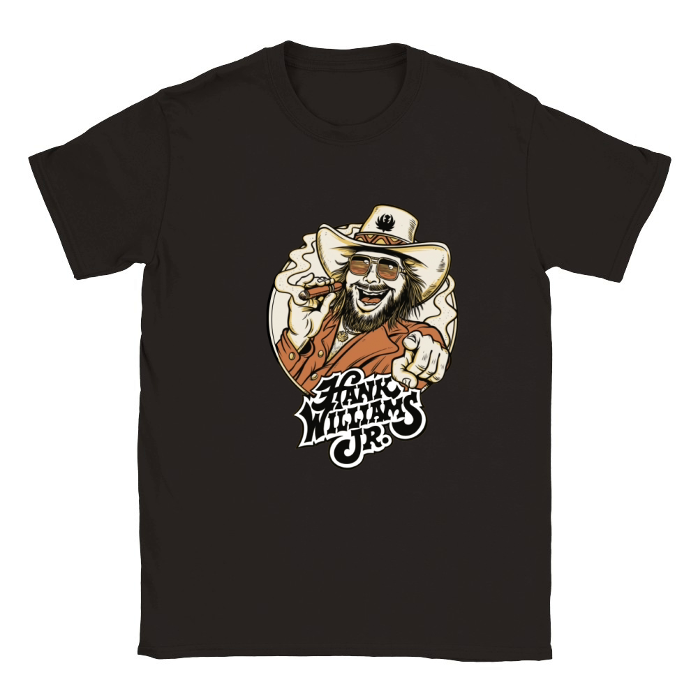 Hank Williams Jr Bocephus Classic Kids Crewneck T-shirt