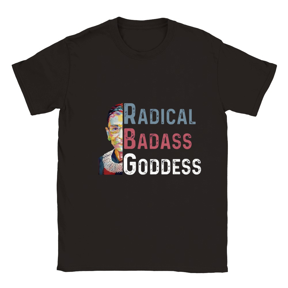 Radical Badass Goddess RBG Ruth Bader Ginsburg shirt - Coffee Mug (colored) Classic Kids Crewneck T-shirt