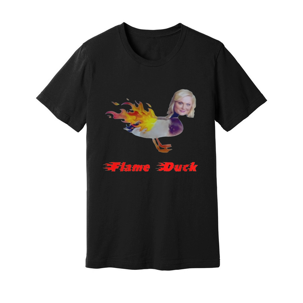 Parks And Recreation Flame Duck Unisex Jersey Tee