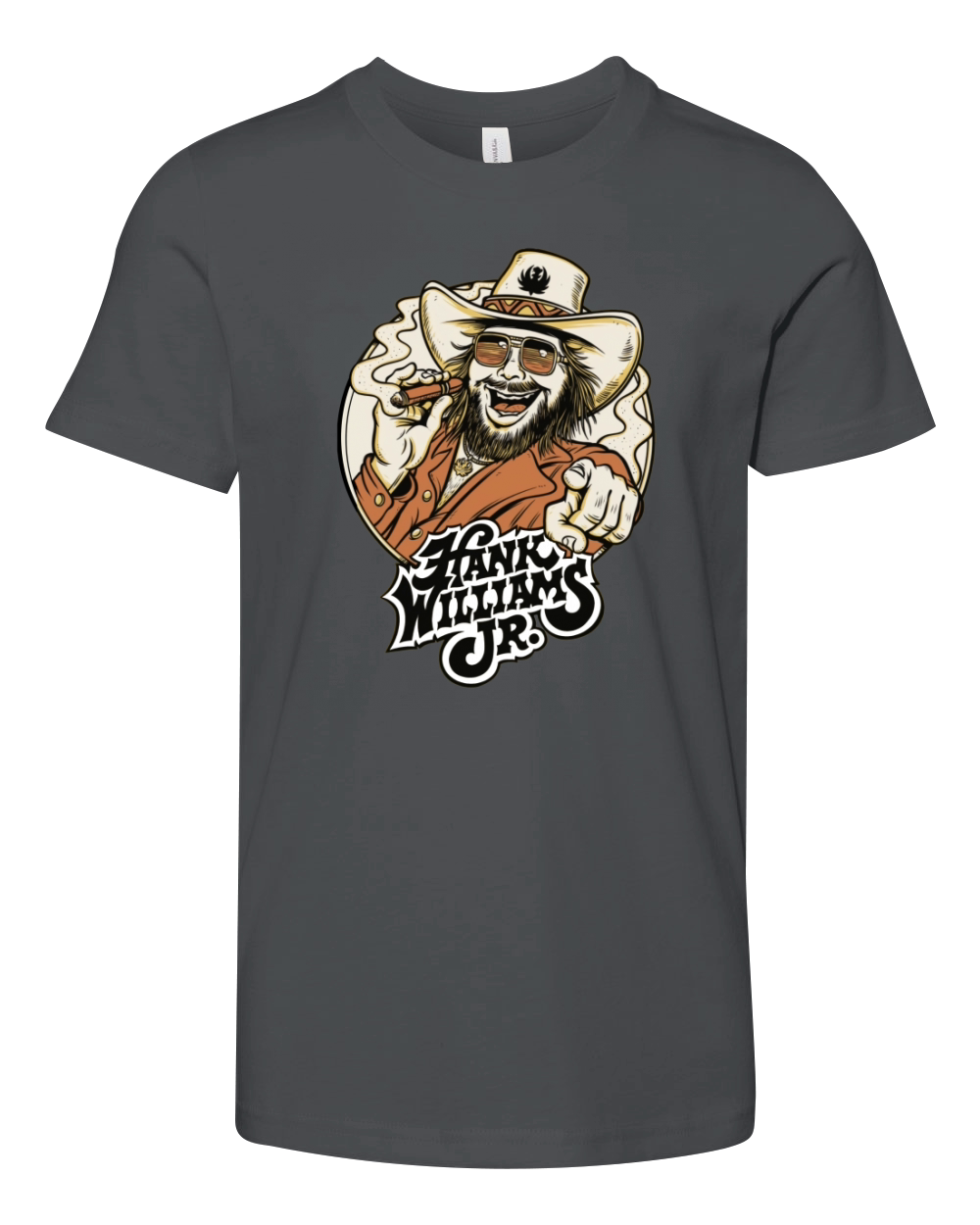 Hank Williams Jr Bocephus Youth Unisex Jersey Tee