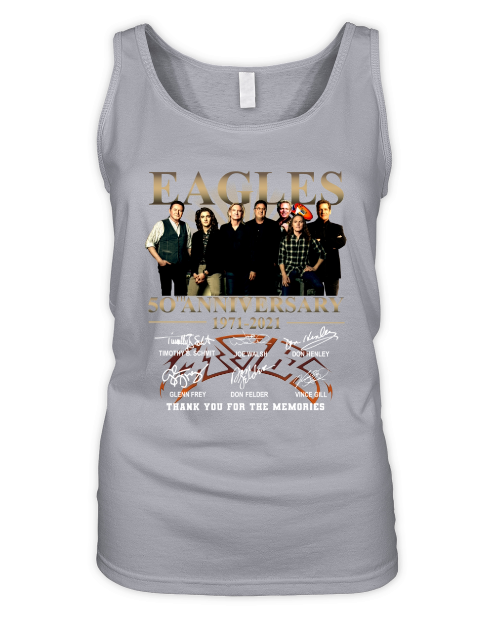 Eagles 50th anniversary thank you for the memories Organic Women's Tank Top