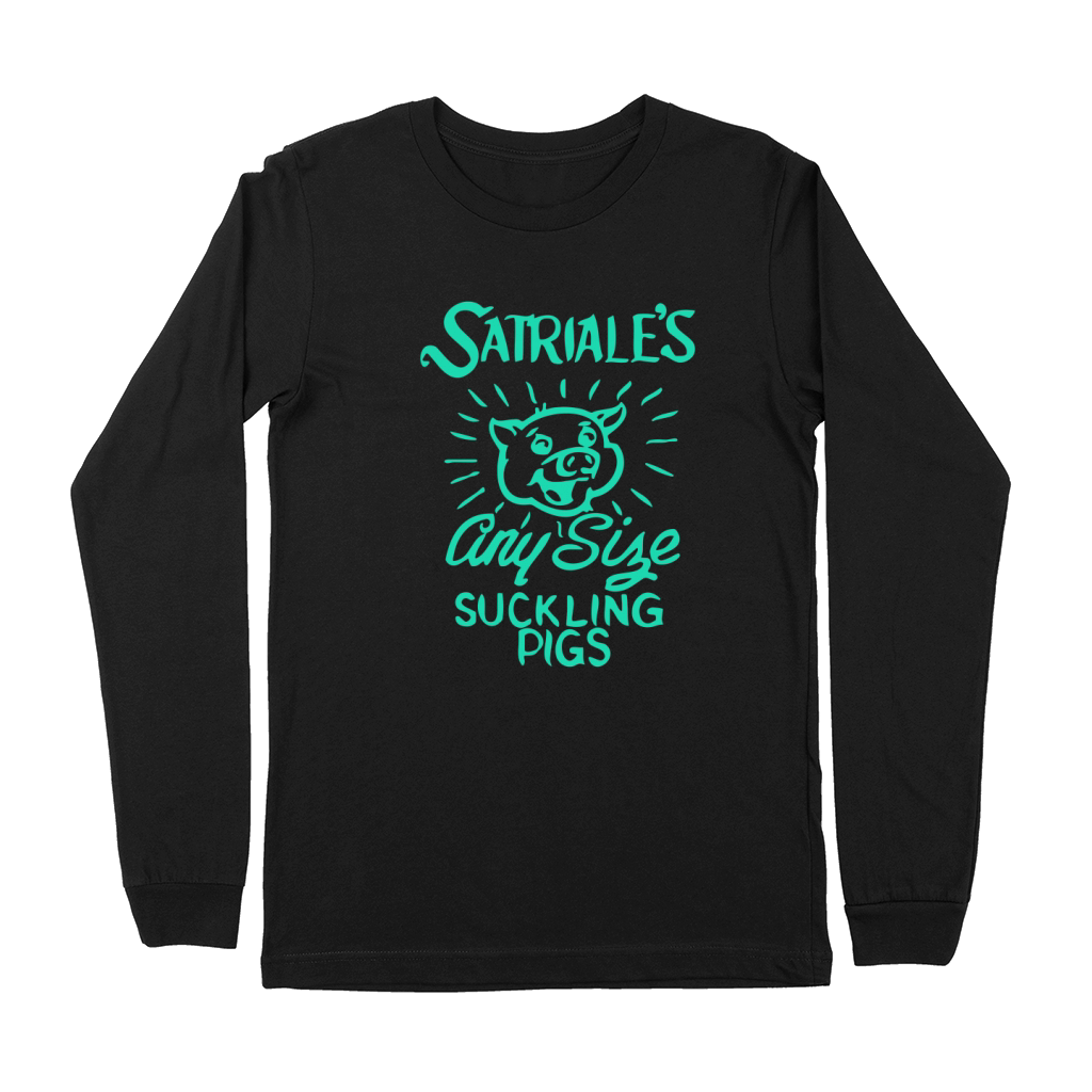 Satriale's - Any Size Suckling Pigs Premium Long Sleeve