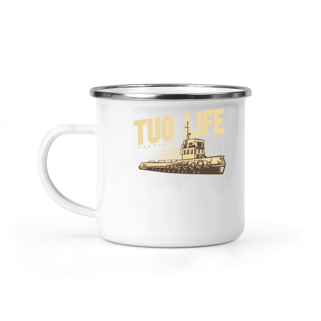Tugboat Quote For A Tug Captain Tug Life Camping Mug