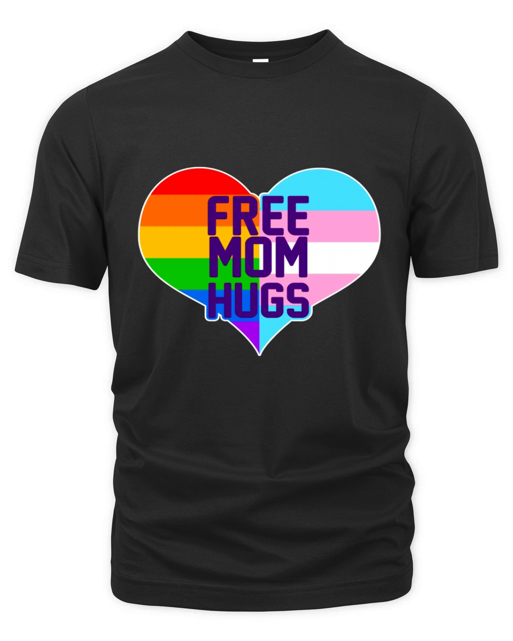 Free Mom Hugs LGBT Support Organic Unisex T-shirt