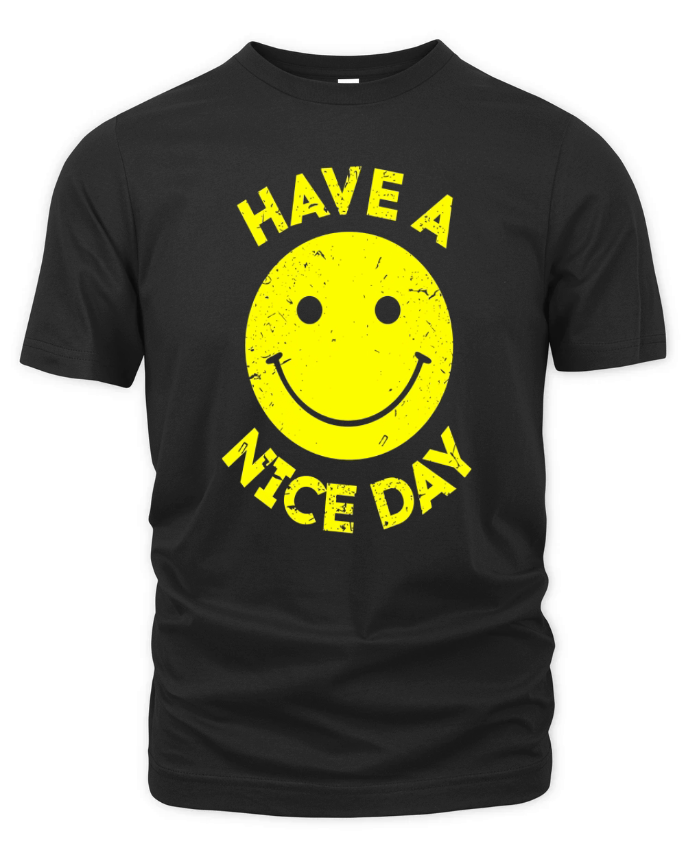 Have A Nice Day Retro Vintage 70s Smiley Face T-Shirt Organic Unisex T-shirt
