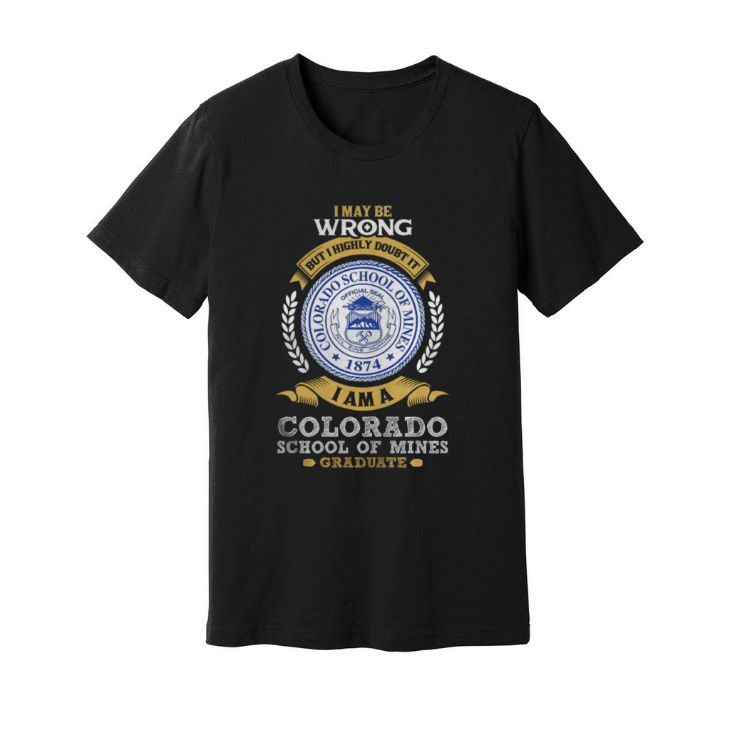 Colorado School of Mines Unisex Jersey Tee