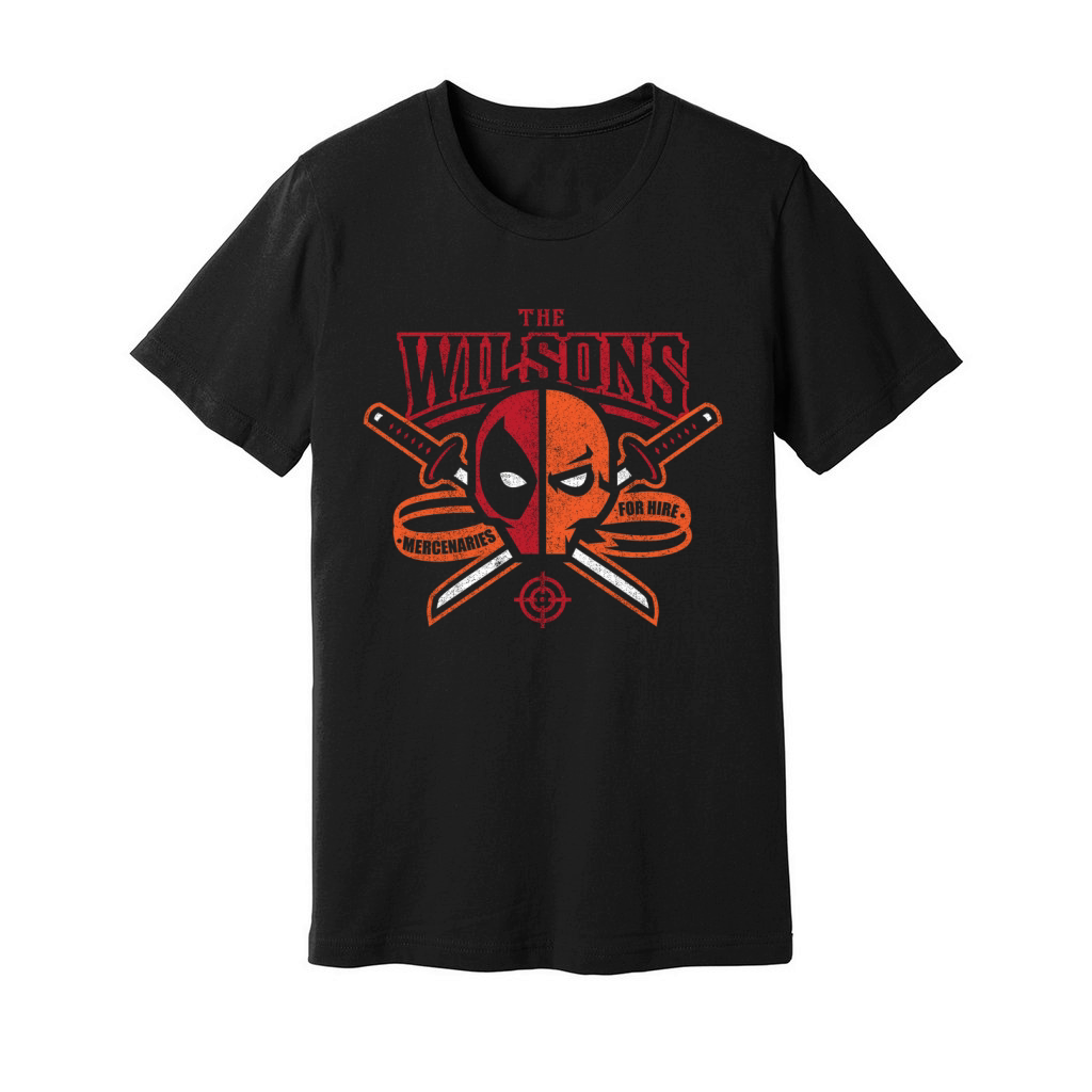 THE WILSONS DEATHSTROKE MERCENARIES FOR HIRE shirt, hoodie, sweater, longsleeve t-shirt Unisex Jersey Tee