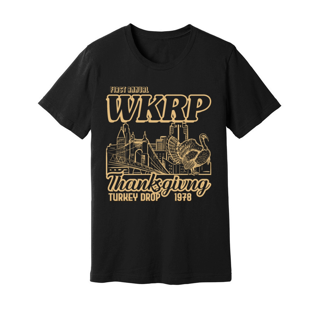 Thanksgiving Turkey Drop Cincinnati 1978 Vintage Unisex Jersey Tee