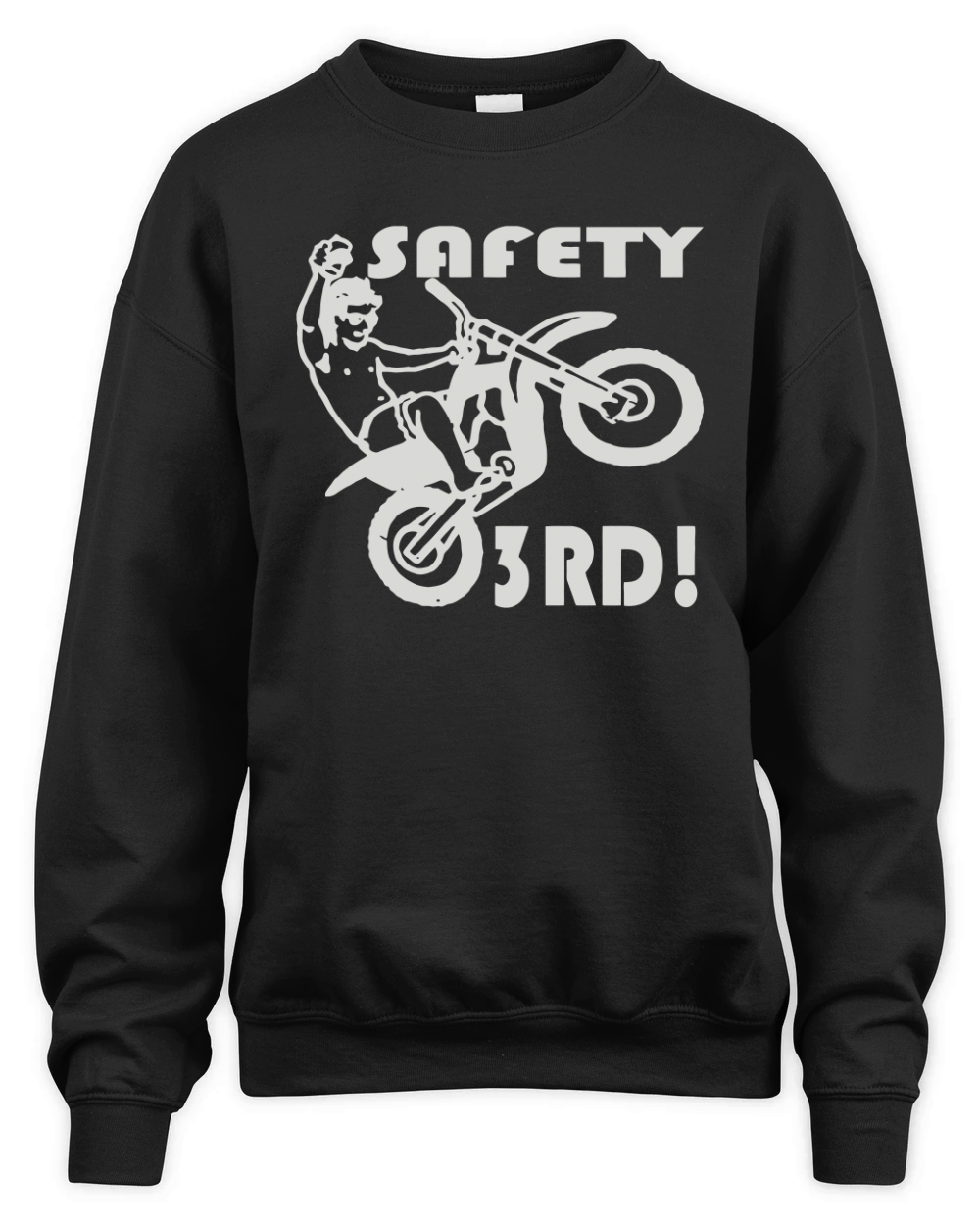 Safety 3rd Dirt bike motocross Unisex Premium Crewneck Sweatshirt