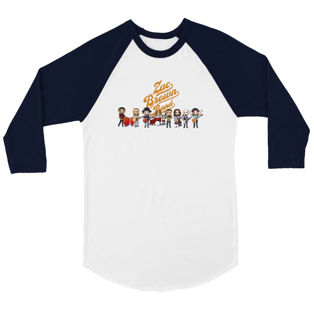 Zac Brown Band - Baby Onesie Unisex ¾ sleeve Raglan T-shirt