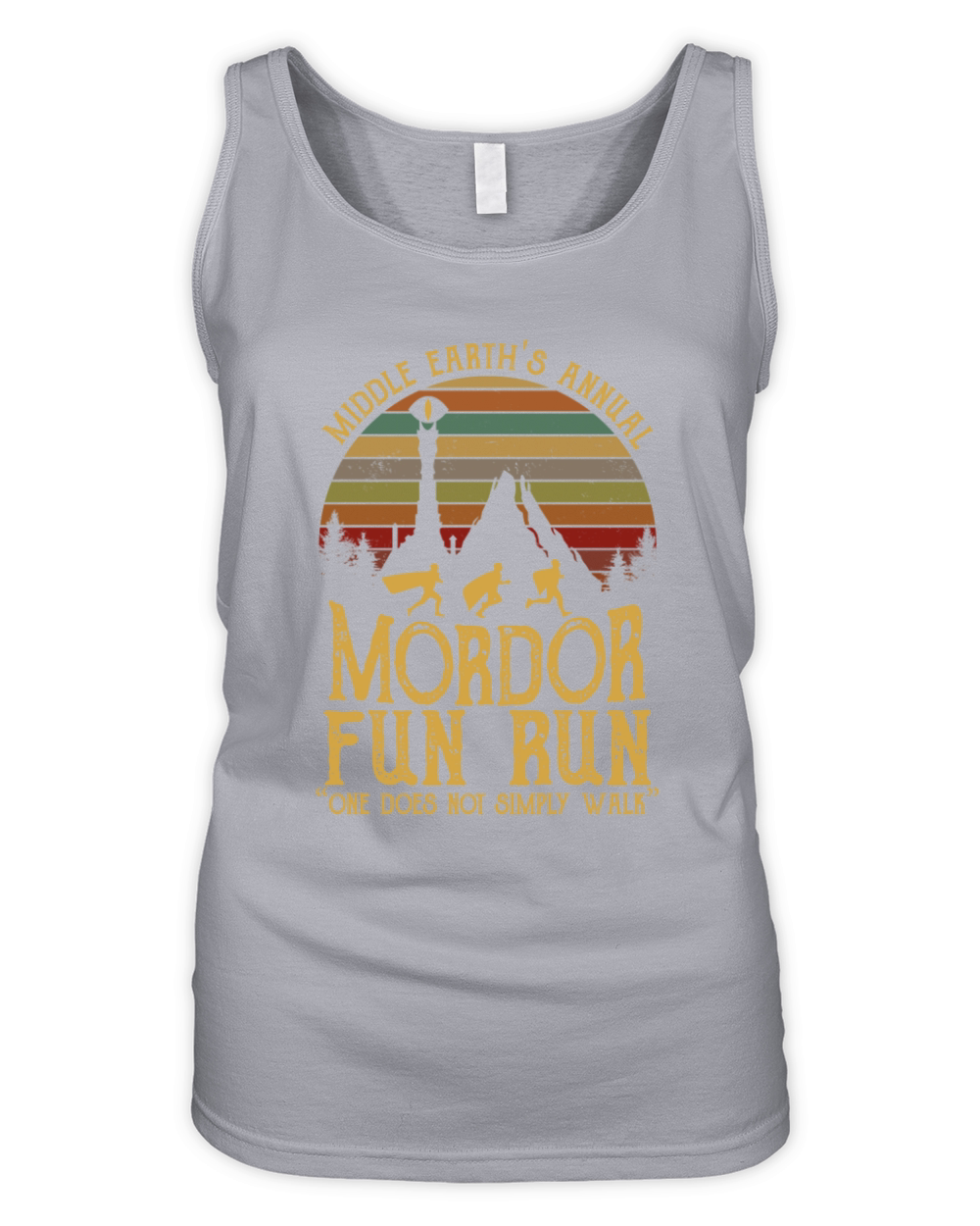 Mordor Fun Run Organic Women's Tank Top