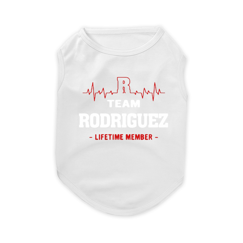 Team Rodriguez lifetime member shirt Pet T-Shirt