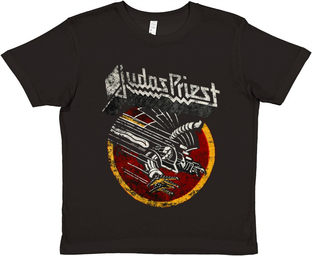 Judas Priest Vintage Premium Kids Crewneck T-shirt