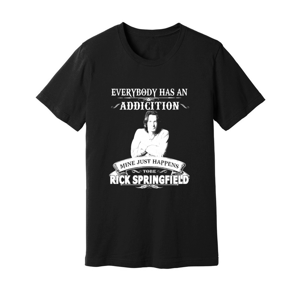Rick Springfield addiction Unisex Jersey Tee