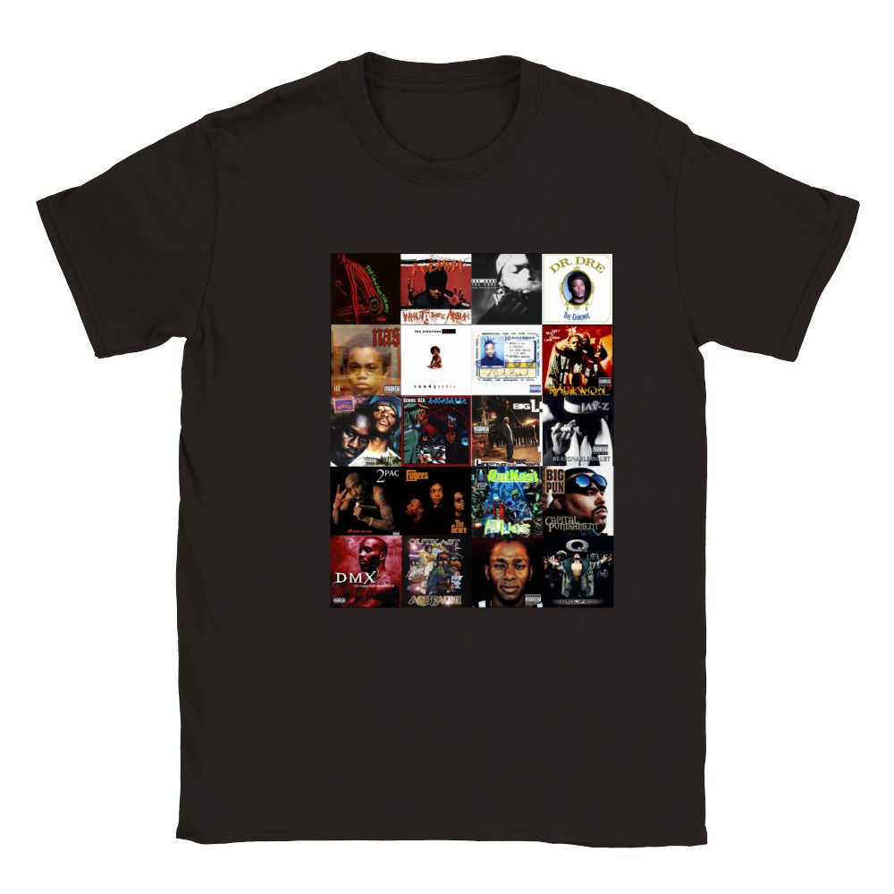 90s Hip Hop History Classic Kids Crewneck T-shirt