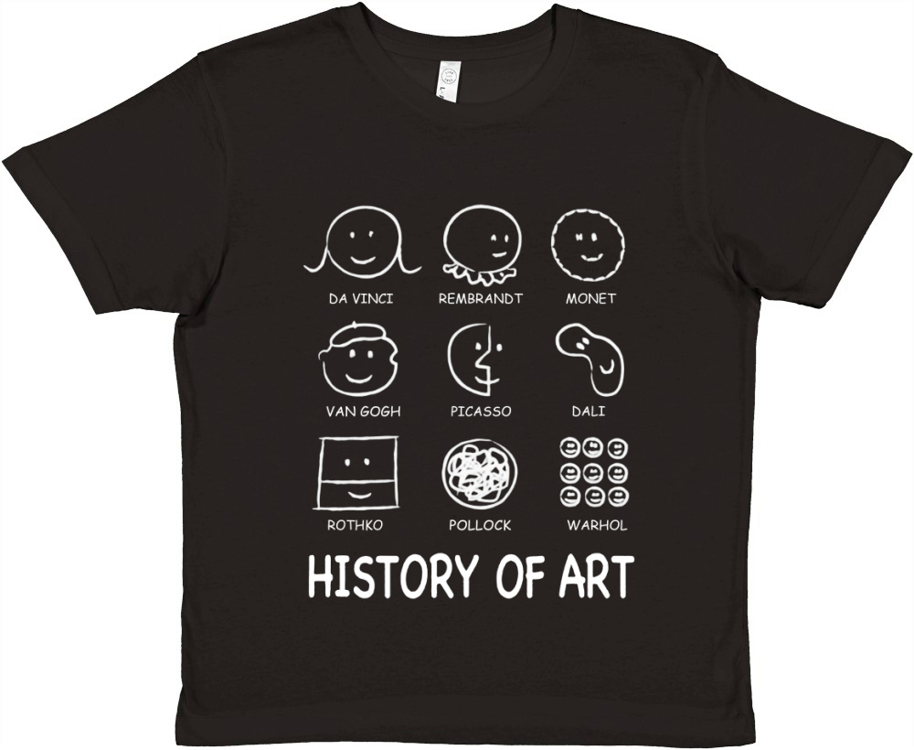History Of Art Premium Kids Crewneck T-shirt