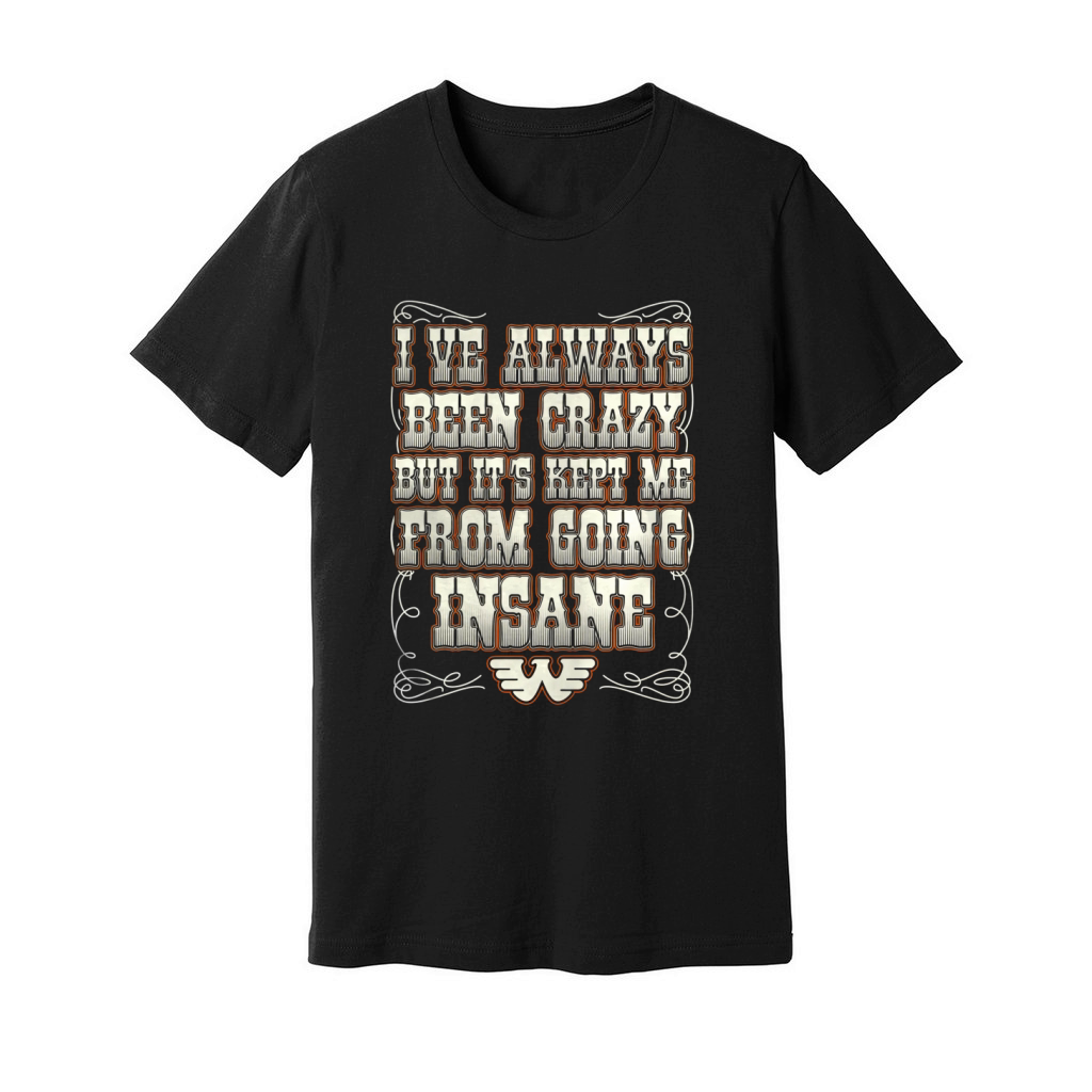 Waylon Jennings - I've always been crazy Unisex Jersey Tee