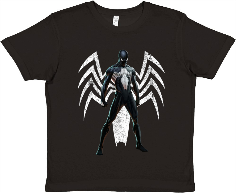 Black Suit SpiderMan Premium Kids Crewneck T-shirt