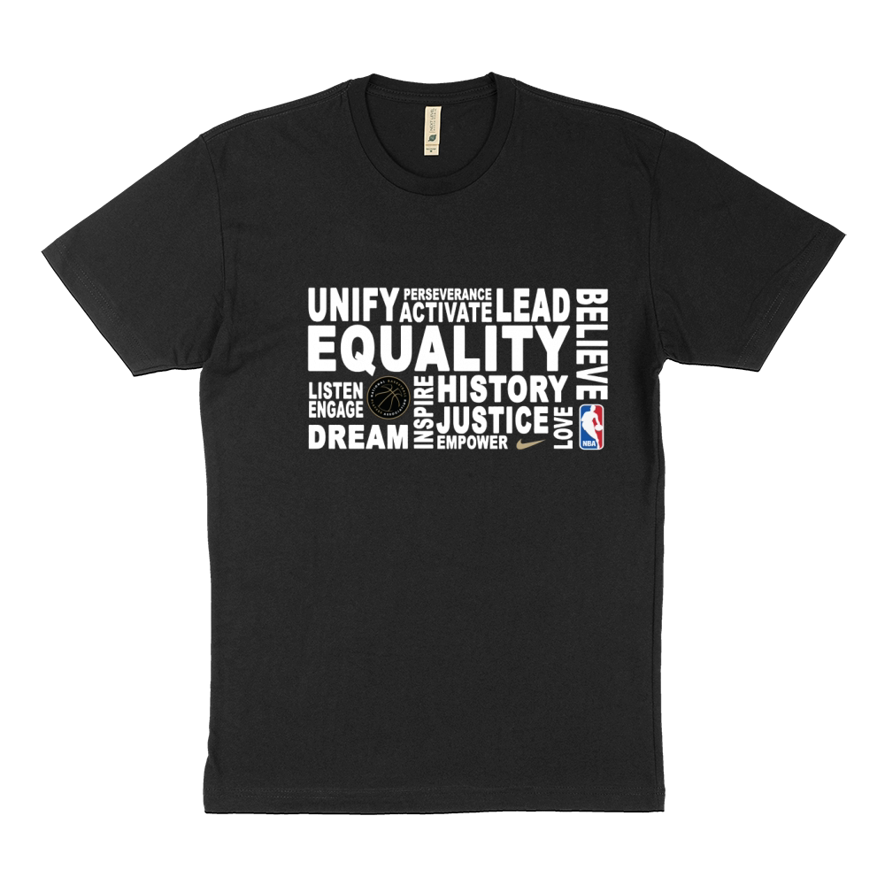 nba equality t shirts Sustainable T-Shirt