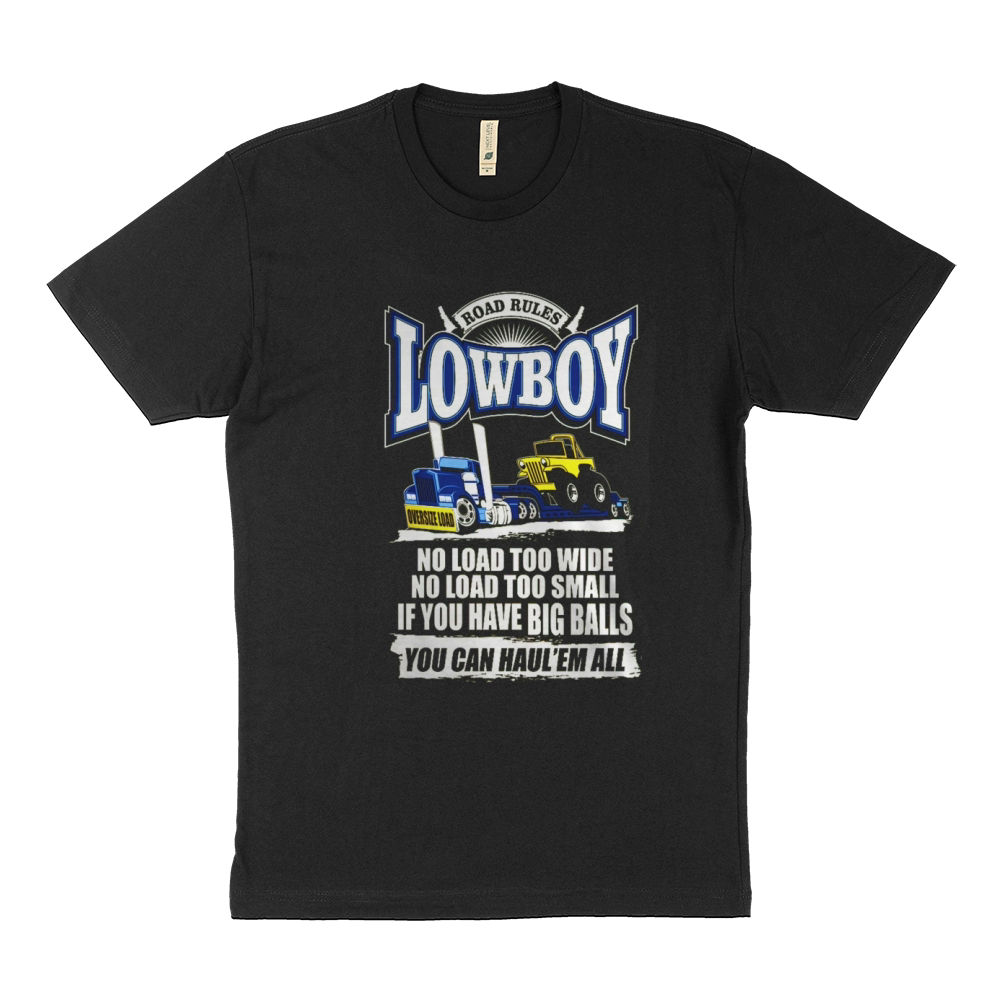 TRUCK DRIVER LOWBOY ROAD RULES  Tshirts Sustainable T-Shirt