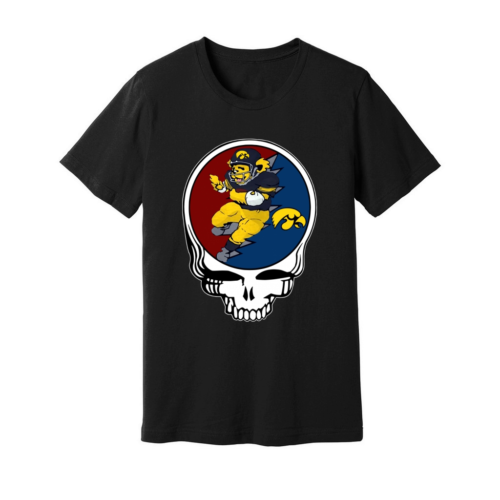 GratefulDead Iowa Hawkeyes Unisex Jersey Tee