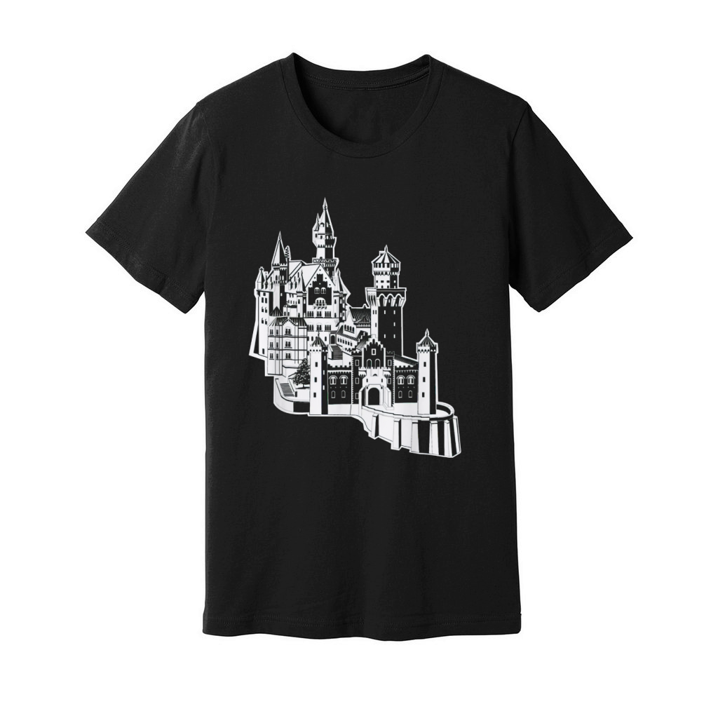 Neuschwanstein Castle Visit Germany T-Shirt Trip Europe Gift Unisex Jersey Tee