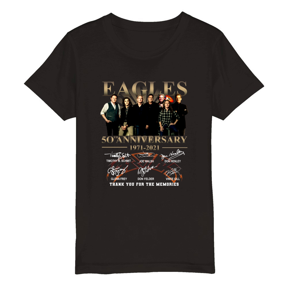 Eagles 50th anniversary thank you for the memories Organic Kids Crewneck T-shirt