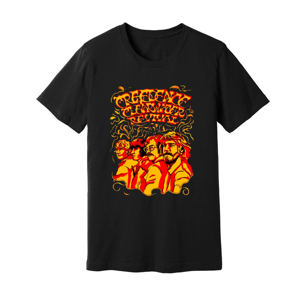 CREEDENCE CLEARWATER REVIVAL CCR Unisex Jersey Tee