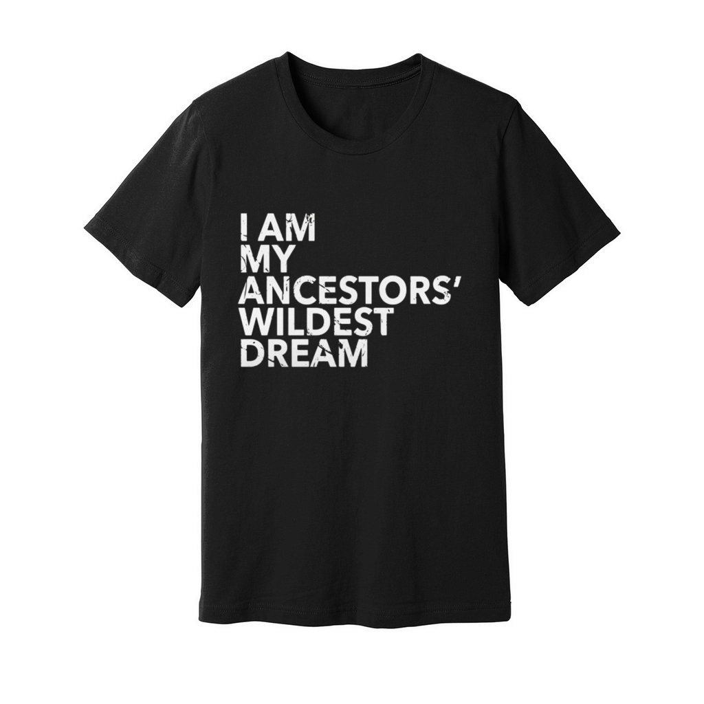 I Am My Ancestors Wildest Dreams Shirt Ancestors Pride Look Unisex Jersey Tee