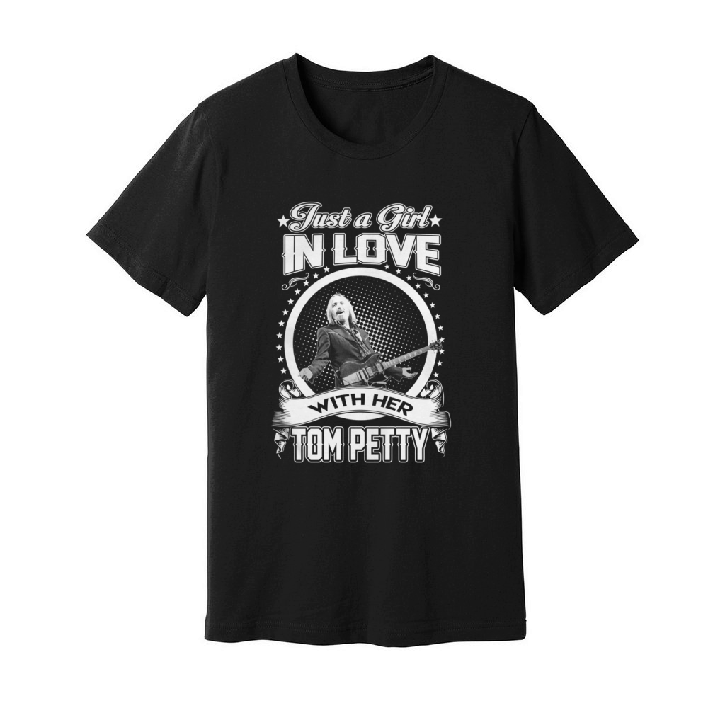 Just a Girl in love with her Tom Petty Unisex Jersey Tee