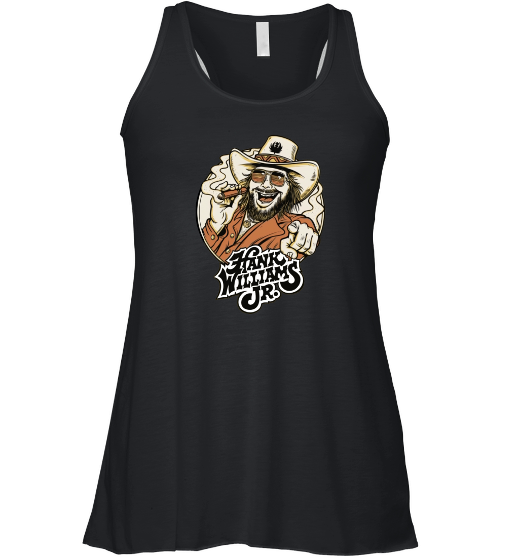 Hank Williams Jr Bocephus Women's Flowy Tank Top
