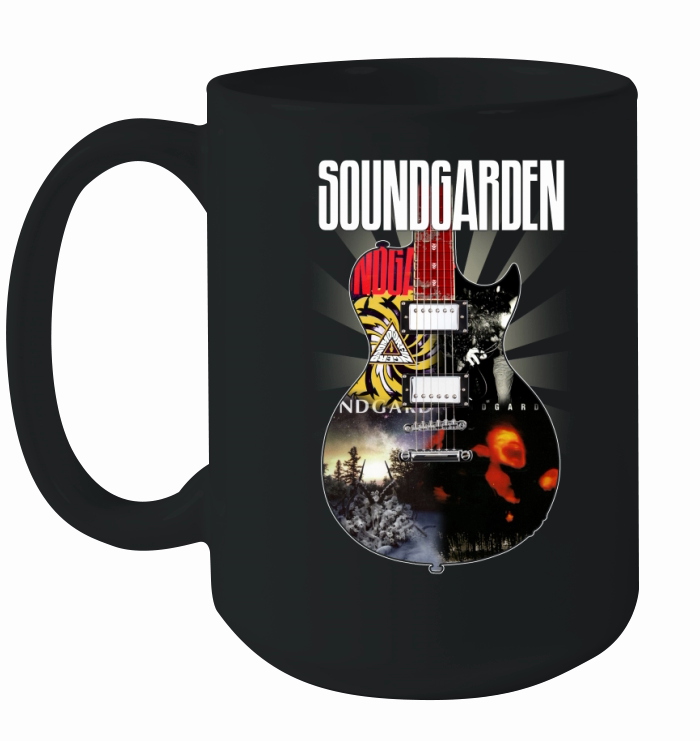 Soundgarden Guitar Ceramic Mug