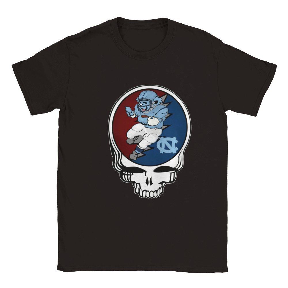 GratefulDead Tshirt North Carolina Tar Heels Classic Kids Crewneck T-shirt