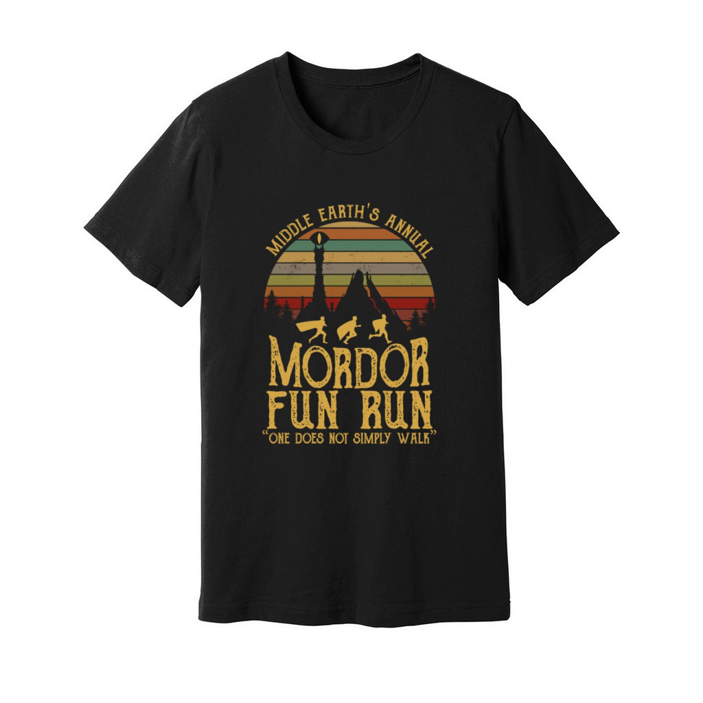 Mordor Fun Run Unisex Jersey Tee