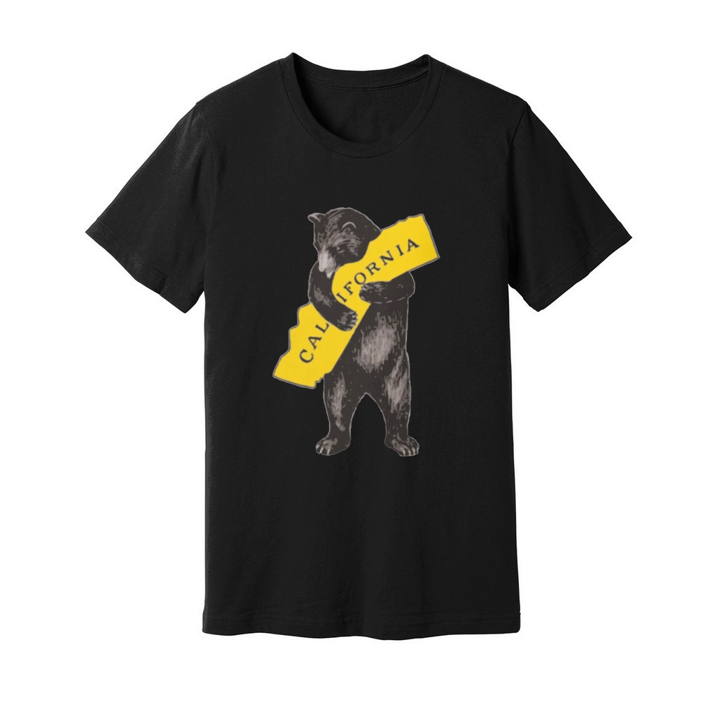 VINTAGE CALIFORNIA BEAR HUG ILLUSTRATION Unisex Jersey Tee