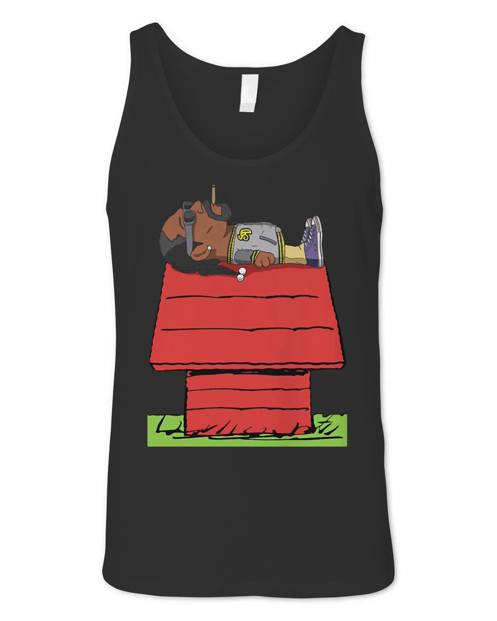 Snoop Dogg located on Woodstock Unisex Jersey Tank