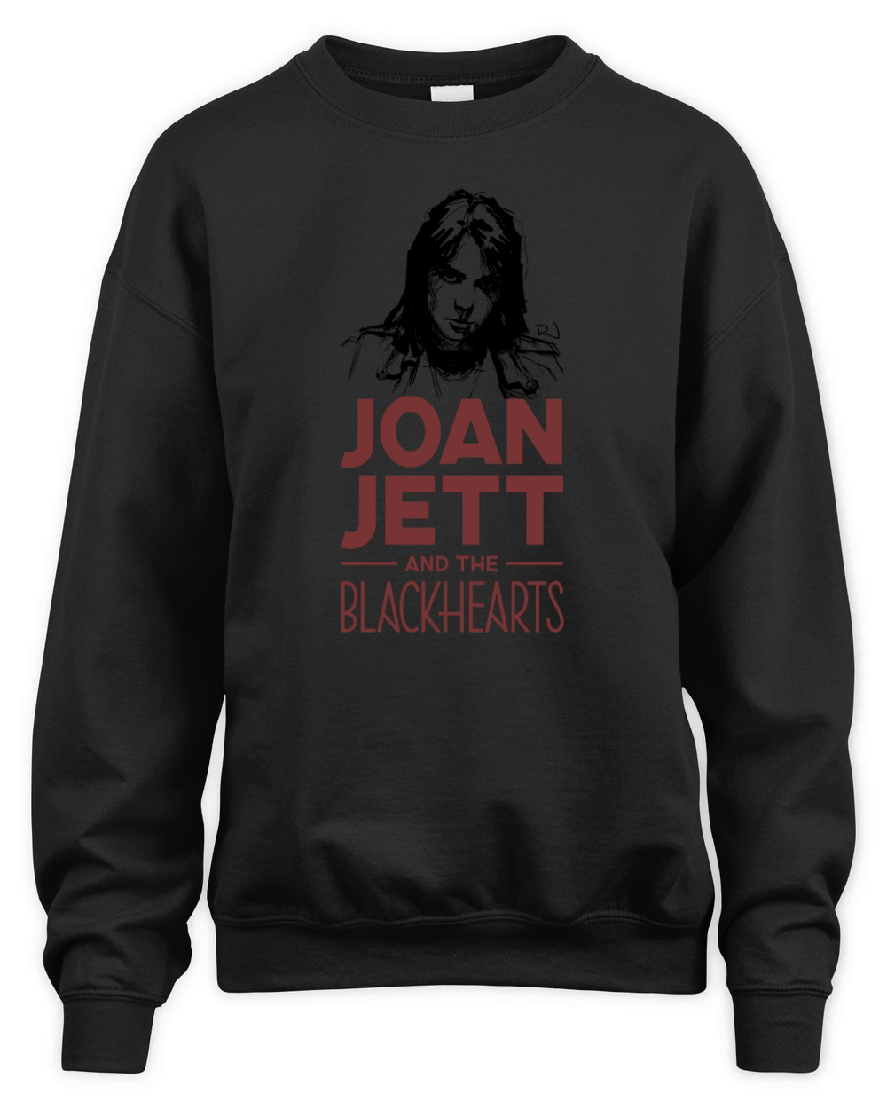 Joan Jett and the Blackhearts Tshirt Unisex Premium Crewneck Sweatshirt