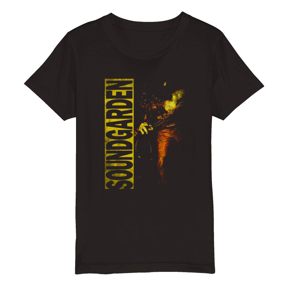 Soundgarden Band  Louder Than Love Tshirt Organic Kids Crewneck T-shirt