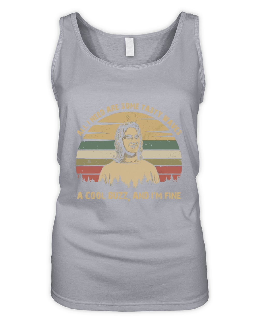 I Need are Some Tasty Waves Vintage Organic Women's Tank Top
