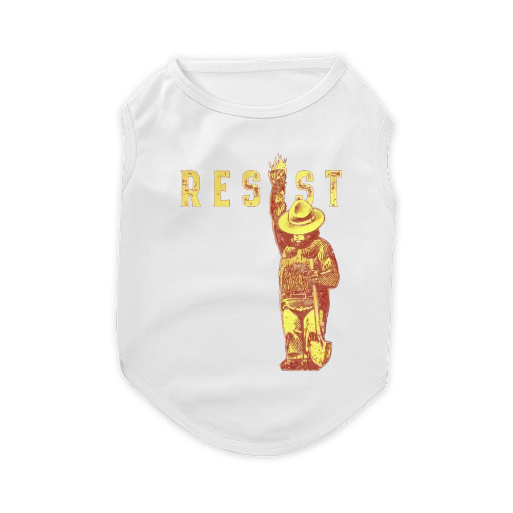 NATIONAL PARK RESISTANCE FUNDRAISER SMOKEY SAYS RESIST T SHIRT Pet T-Shirt