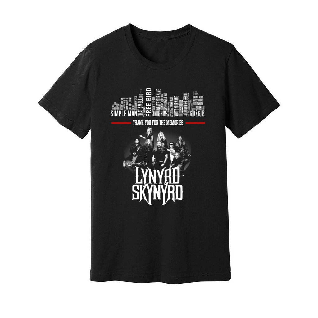 Lynyrd Skynyrd Simple Man Thank You For The Memories Unisex Jersey Tee