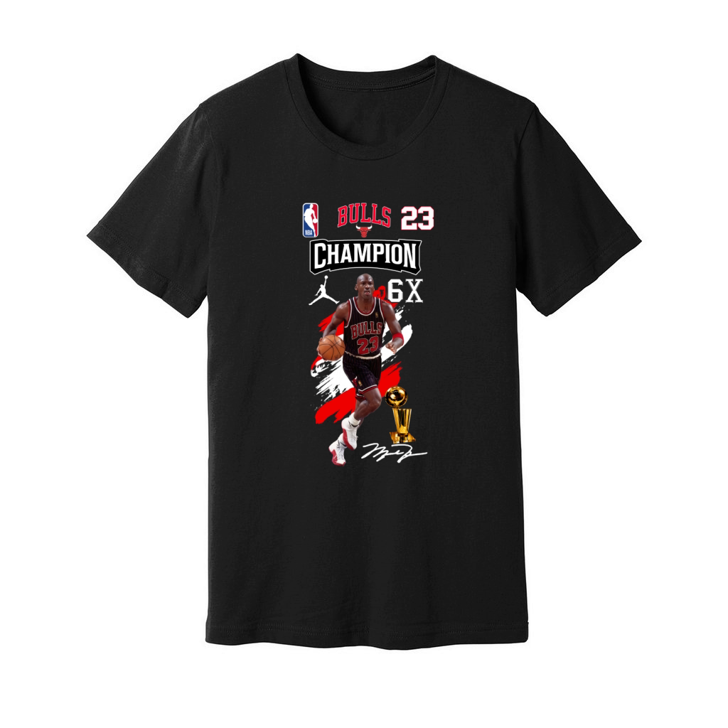 Michael Jordan bulls 23 Champion Unisex Jersey Tee