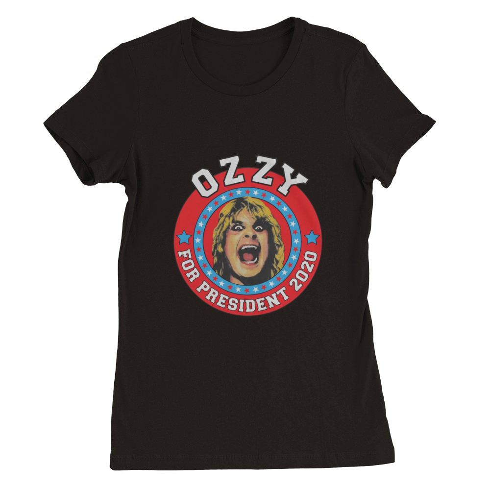Ozzy Osbourne For President Premium Womens Crewneck T-shirt