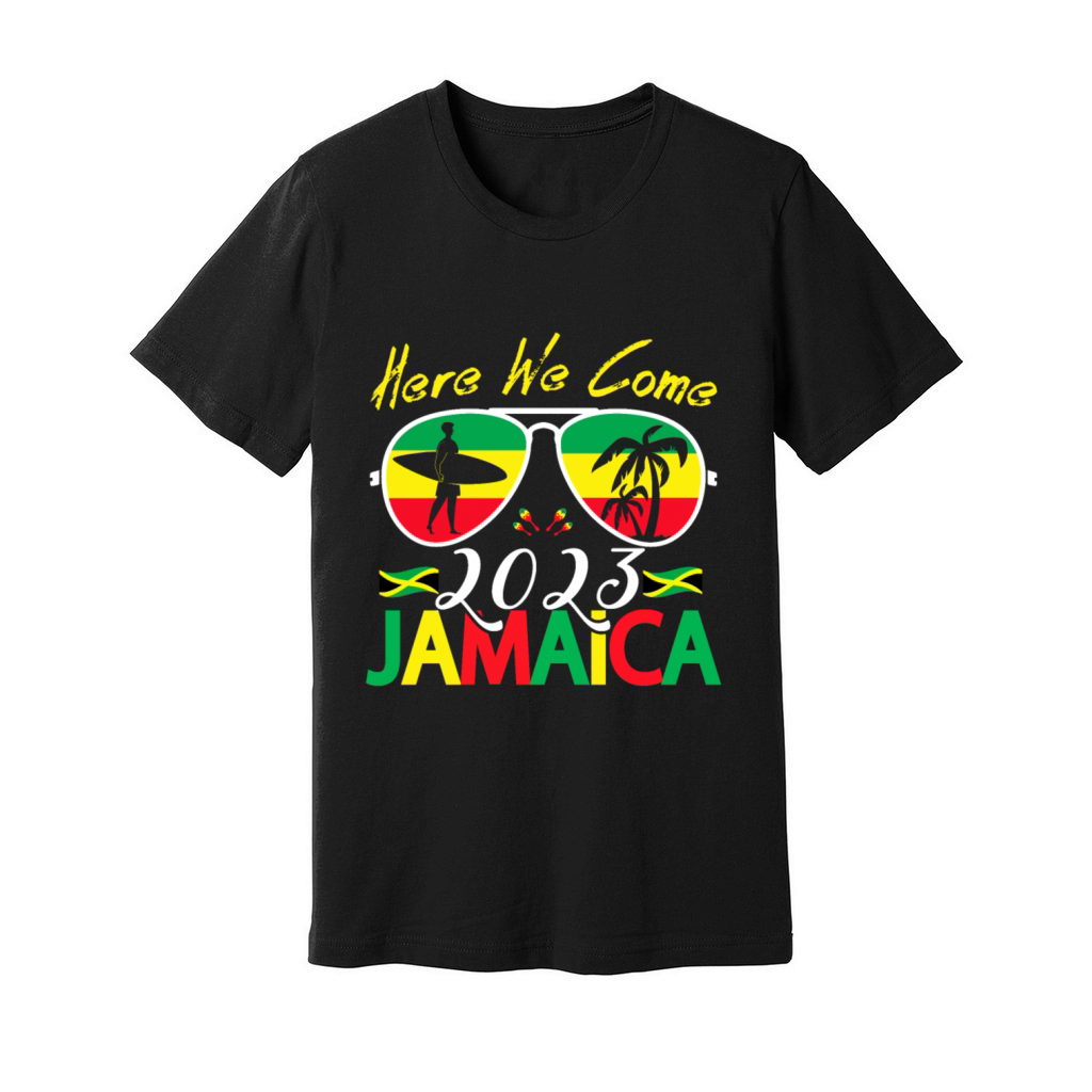 2023 Trip here we come Jamaica Vacation for Matchi Unisex Jersey Tee