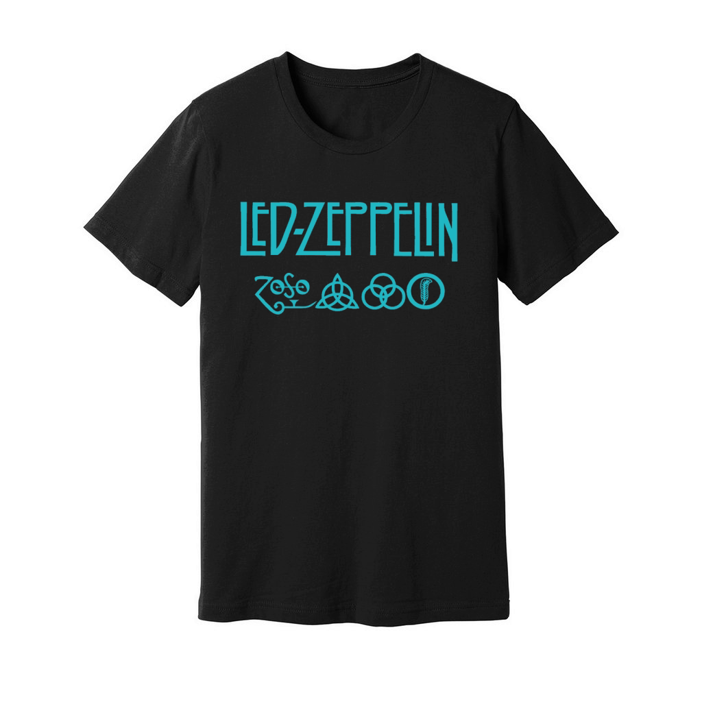 LED ZEPPELIN  CLASSIC ROCK BAND LEGEND Unisex Jersey Tee