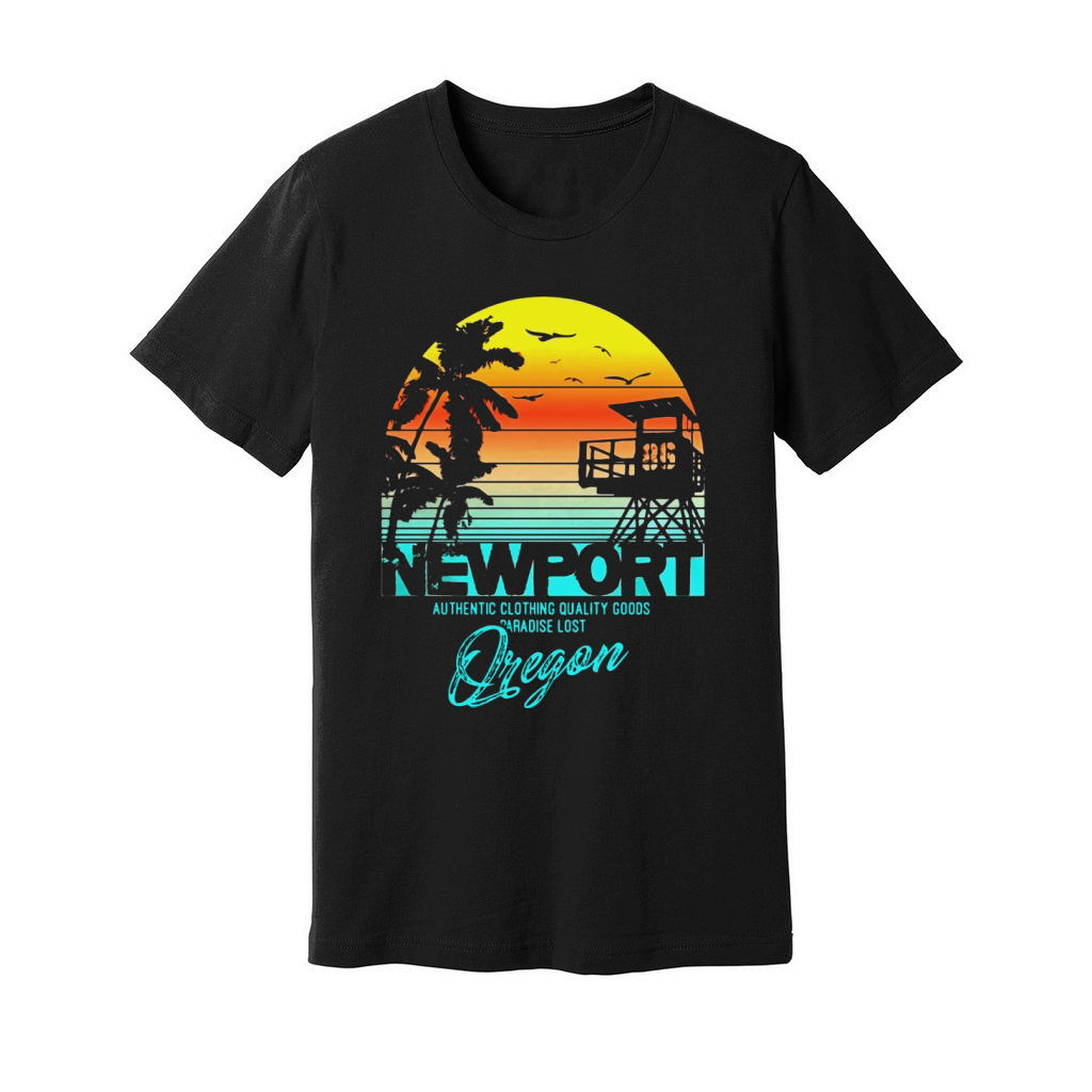 newport Oregon beach shirt Unisex Jersey Tee